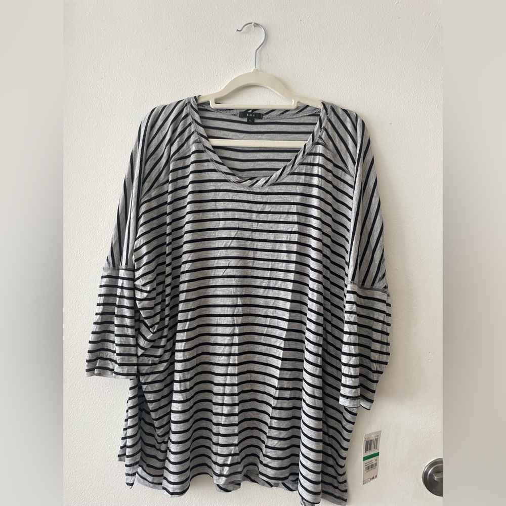 Striped blouse 3/4 sleeves